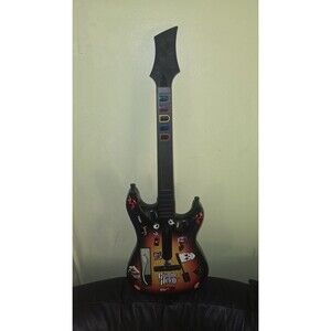 Nintendo Wii Guitar Hero Red Octane Sunburst Controller Strap 95455.805 No Back